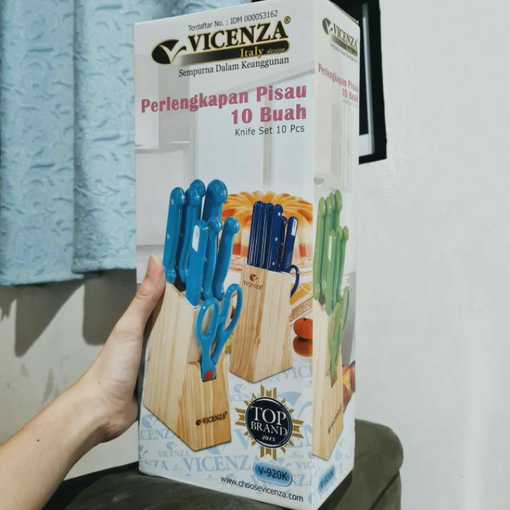 Vicenza Knife Set 10 pcs | Pisau Set Vicenza New bukan second