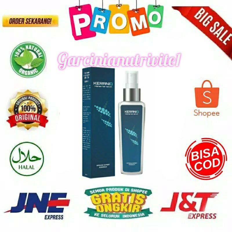 KERANIQ Hair Serum Penumbuh Penyubur Rambut Original