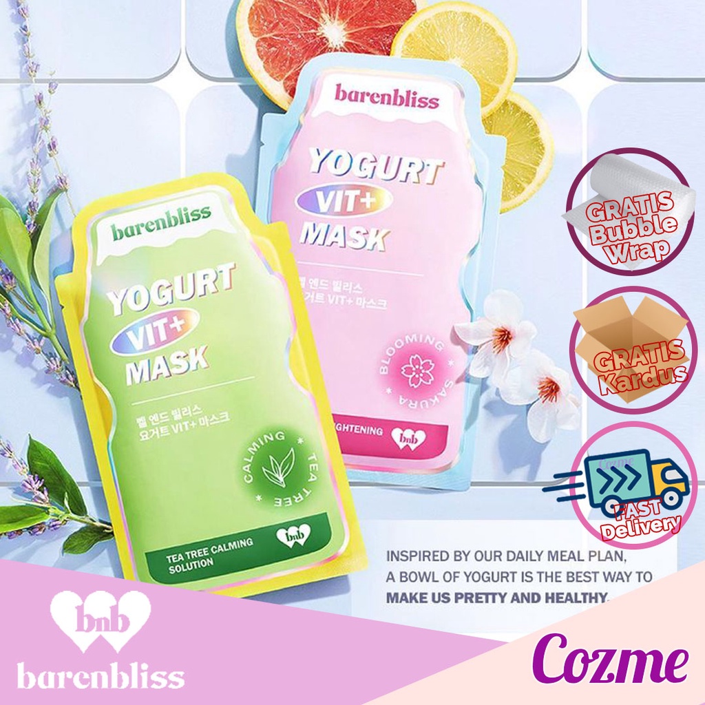 BNB BARENBLISS KOREA Yogurt Vit+ Essence Serum Mask 25mL