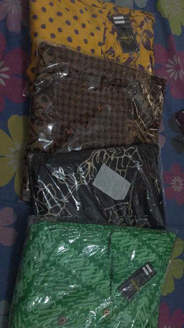 Gamis Batik Klok Warna