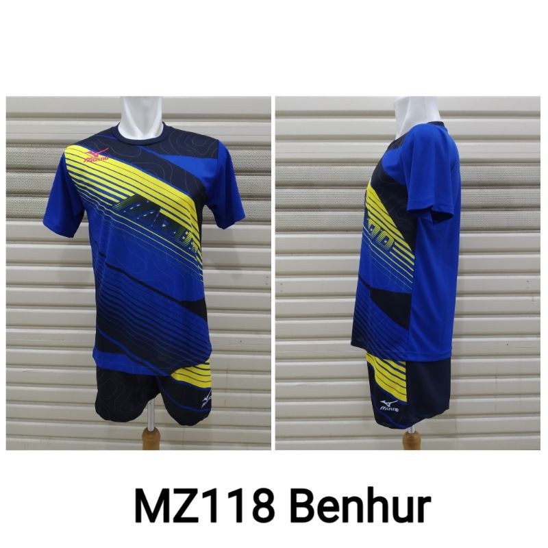 Setelan Kaos Volley / Baju Voli MZ118 Printing