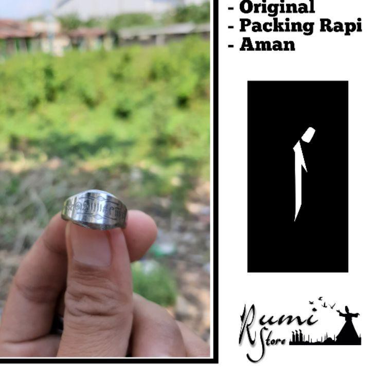 TERLARIS Cincin dan Gelang Rajah Sulaiman Anti Karat Original