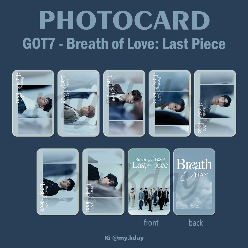 PC-0252, Unofficial Photocard GOT7 Breath of Love: Last Piece 2 sisi