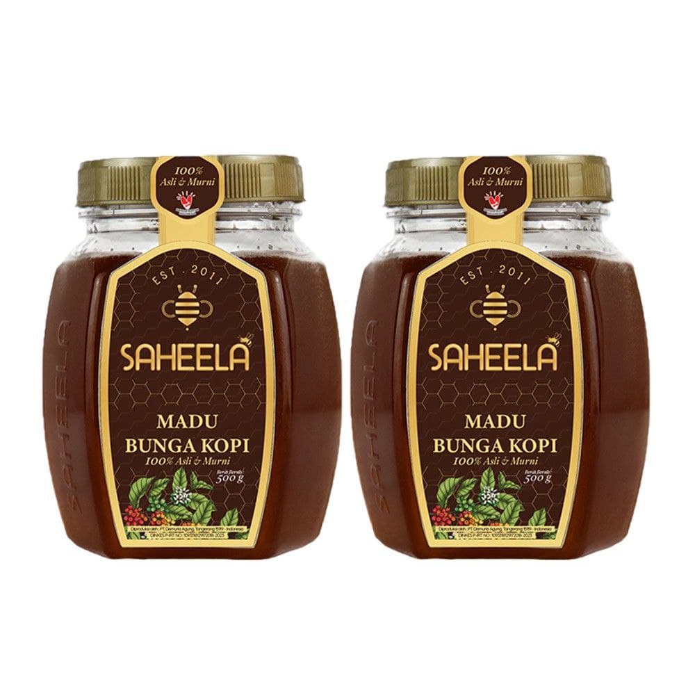 

Saheela Paket [2 Botol Madu Murni Bunga Kopi 500 gram] 100% Madu Murni | 100% Madu Murni Asli Tanpa Campuran