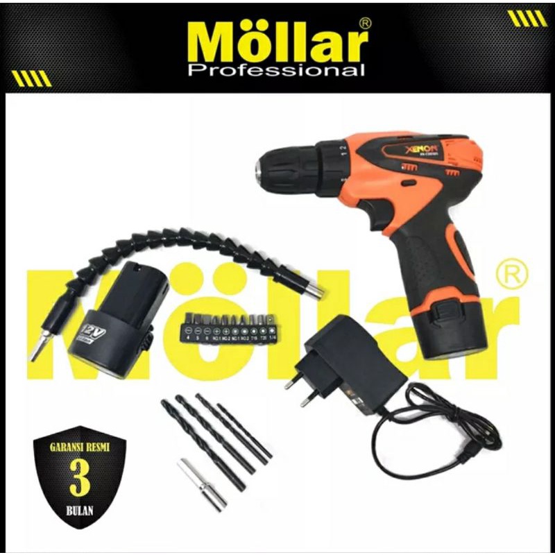 Xenon CDD505 Xenon CDD 505 Bor Codless 12V Termasuk Baterai 2pcs