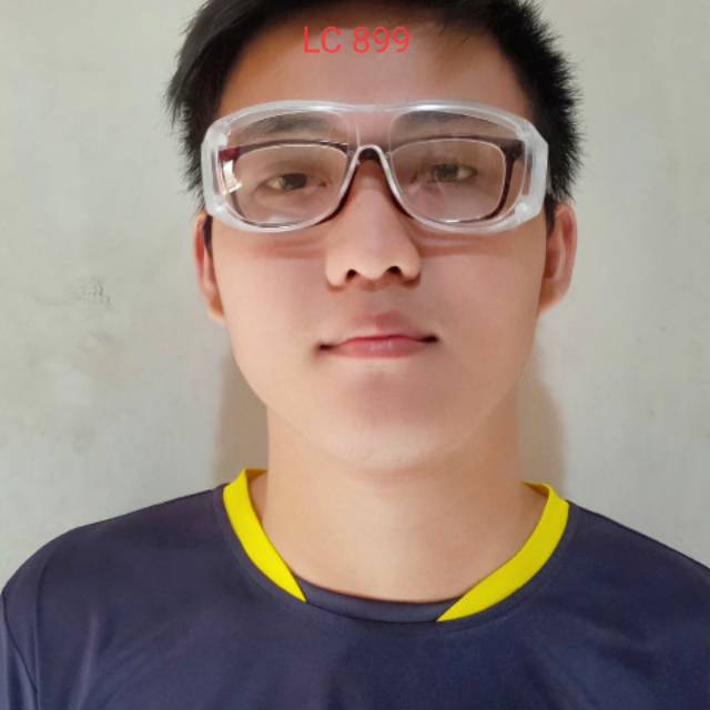 Kacamata Anti polusi debu / kacamata Las / Proyek / APD safety bening