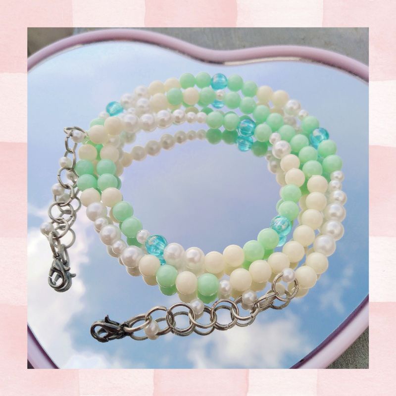 Strap Mask manik - manik