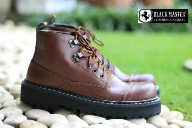 SEPATU BOOT KULIT ASLI ! BLACKMASTER NEW UNDERGROUND