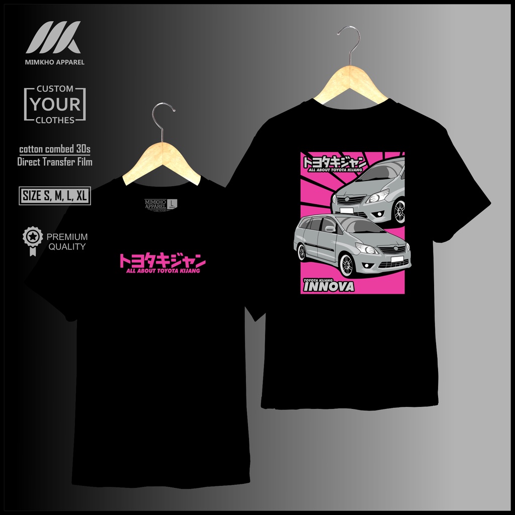 Mimkho Kaos Toyota Kijang Innova 2kd | Kaos Otomotif | Kaos Mobil Innova 2KD