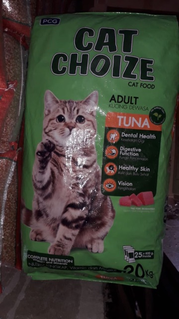 MAKANAN KUCING CAT CHOIZE CAT FOOD 20kg