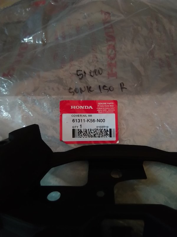 batok belakang sonic 150r