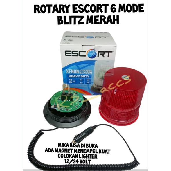 ROTARY ESCORT MERAH 6 MODE BLITZ