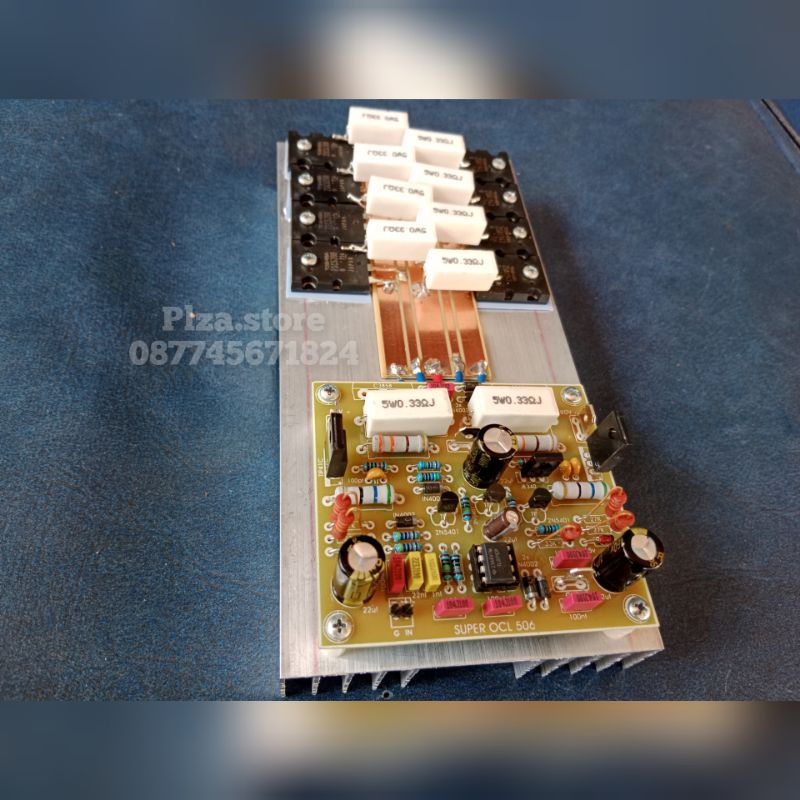 Kit Driver power amplifier socl 506 lengkap 4set final toshiba dan heatsink kit driver kelas AB
