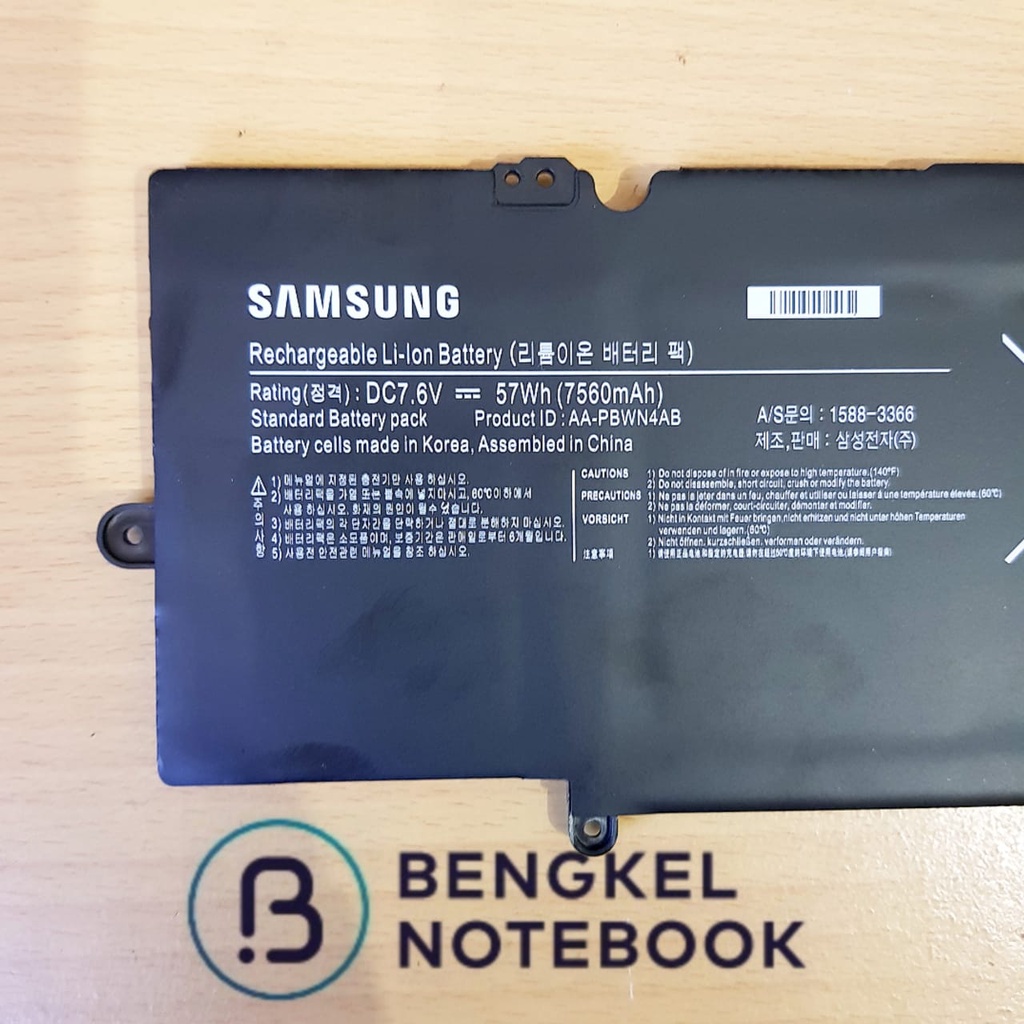 Baterai Samsung NP530 NP530U NP540 NP540U NP530U4E NP540U4E NT530U4E AA-PBWN4AB 1588-3366