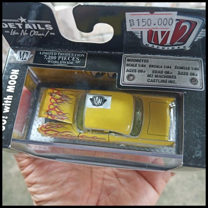 Terbagus Diecast M2 Chevrolet Bel Air Moon Eyes Miniatur Mainan Mobil