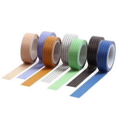 Japanese Washi Tape - Set Grid Pattern