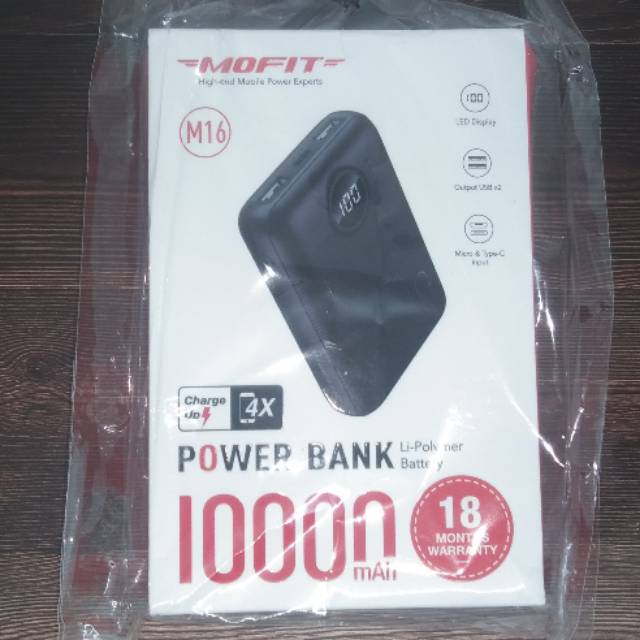 Mofit M16 - PowerBank 10.000 mAh