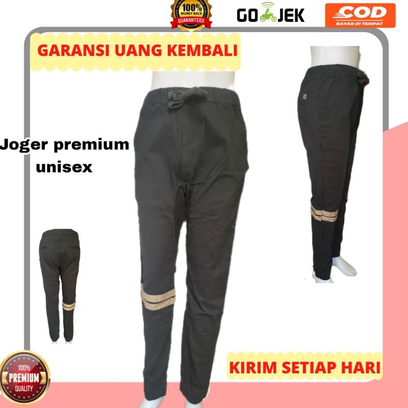 JOGER PREMIUM UNISEX STRIP wanita cewek cewe celana clana celana wanita perempuan cewek cewe joger panjang fashion terkini terbaru