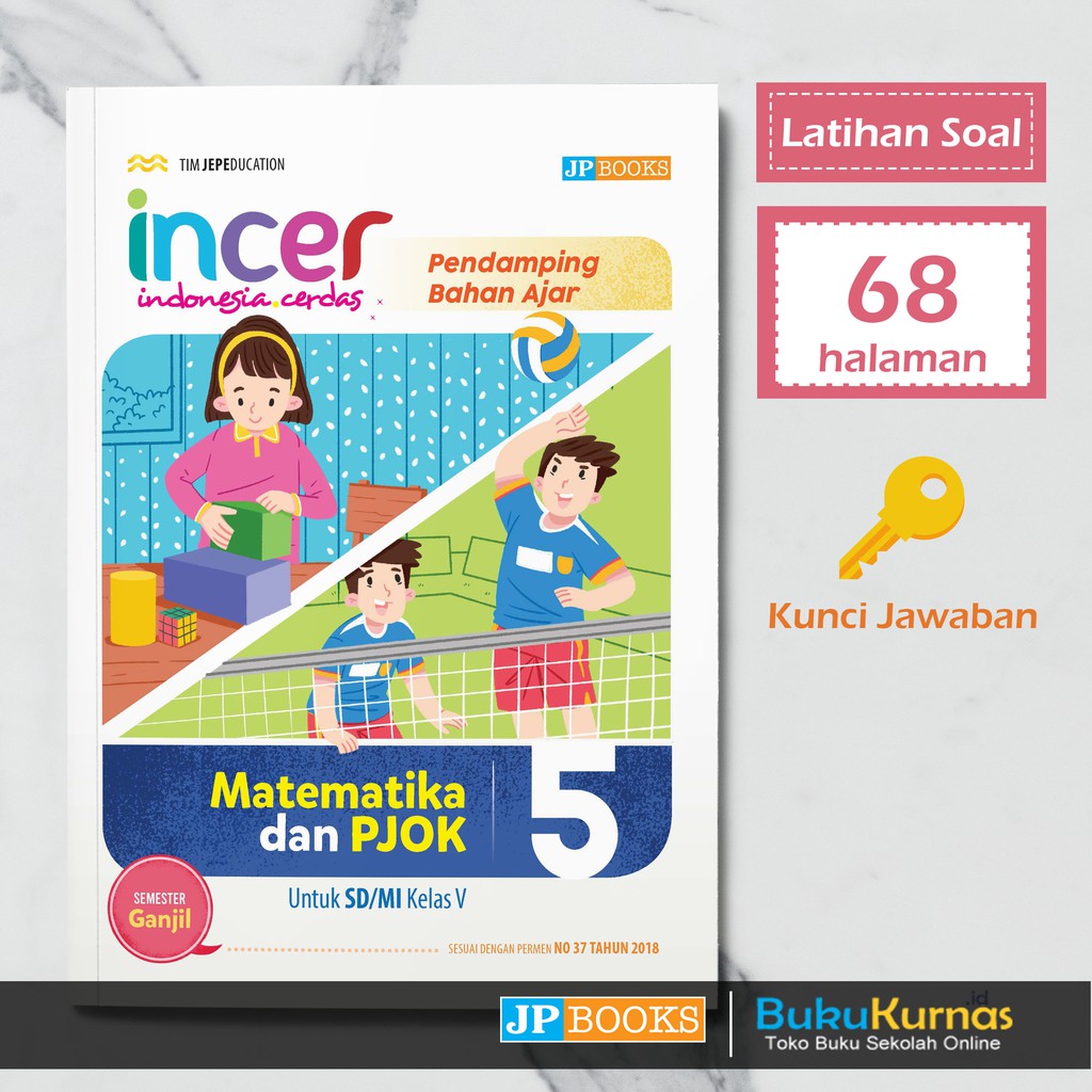 Buku Latihan Soal Matematika Pjok Sd Kelas 5 Semester Ganjil Incer