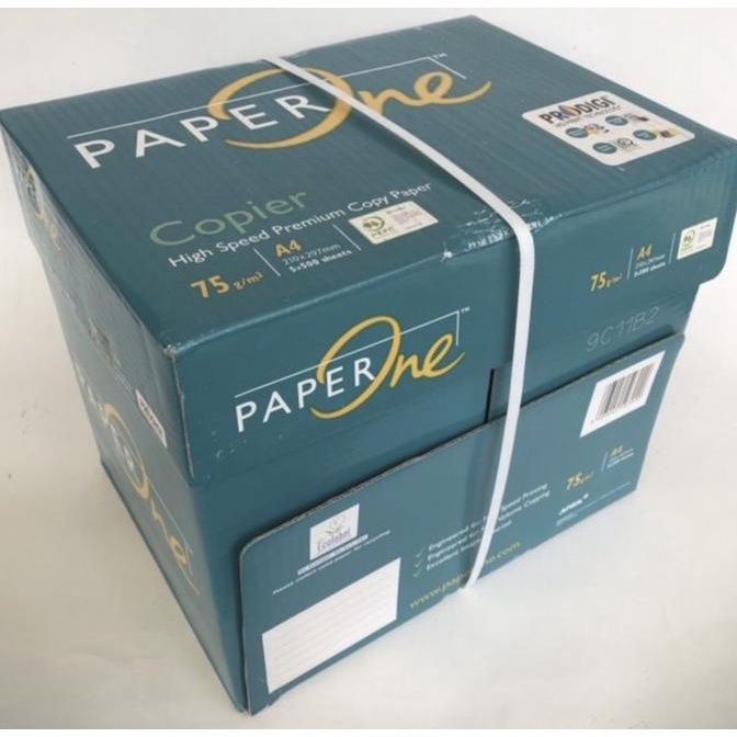 

paper one a4 75 gram fotocopy/1 Box/ khusus Gojek atau Grab Express KERTAS HVS