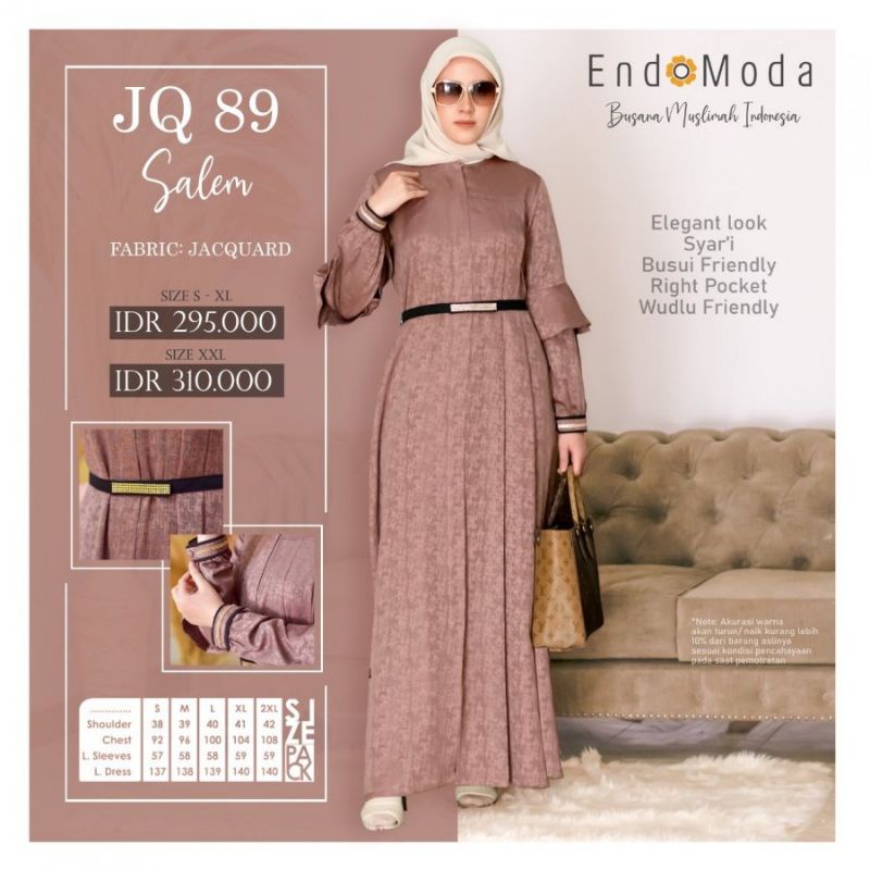 Gamis Endomoda JQ 89 Salem