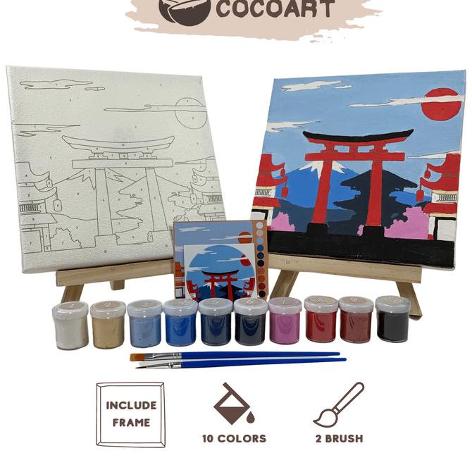 

BISA COD Paint By Number Kit [ Japan ] - Cocoart.id I Kanvas 20 x 20 cm/CAT AKRILIK SET/CAT AKRILIK SET 24 WARNA/CAT AKRILIK PASTEL/CAT AIR/CAT AIR LUKIS SET/CAT AIR GIOTTO/KUAS LUKIS 1 SET/KUAS LUKIS KECIL/KUAS LUKIS LENGKAP/KANVAS LUKIS/KANVAS LUKIS