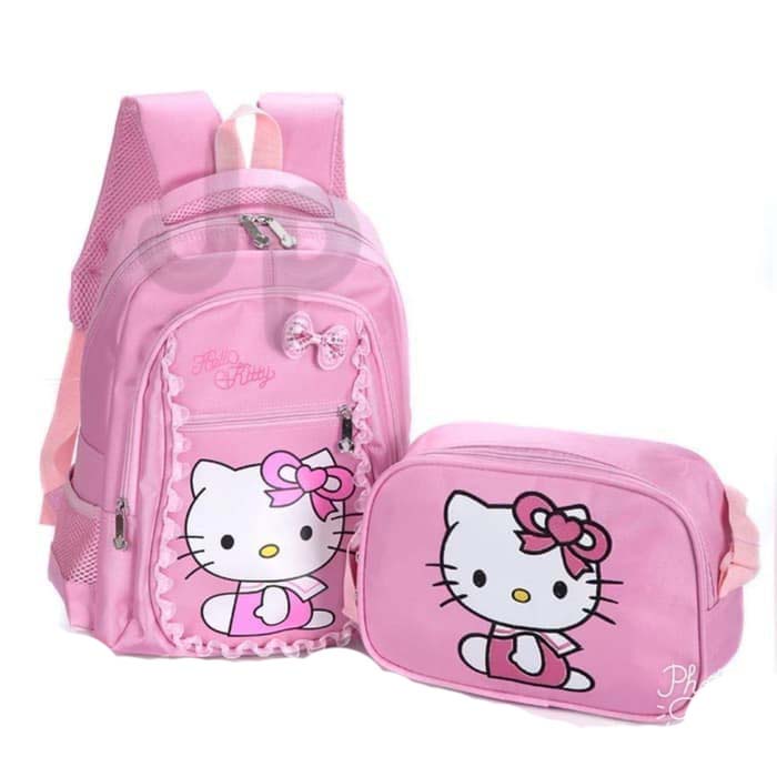 Backpack anak tas sekolah anak Tas hello kitty 2in1 murah ransel 2in1 anak ransel anak sekolah