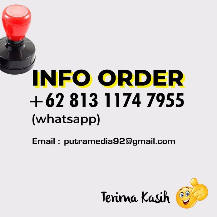 

Menyurat-Surat- Stempel Flash Otomatis Free Desain - 1 Warna, Kecil -Surat-Menyurat.