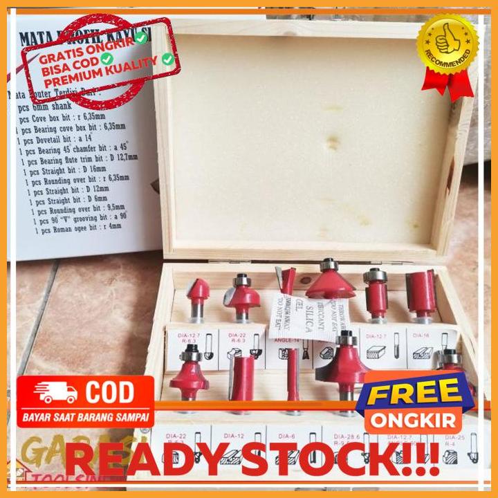 Mata Profil Set 12 Pcs Mailtank Mata Router Set Mata Bor Profil Kayu