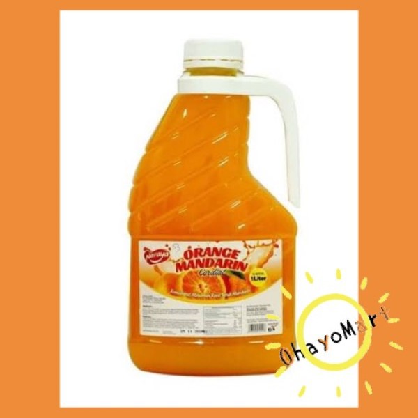 Naraya Orange Mandarin Cordial/ konsntrat jeruk/ sirup jeruk 2liter