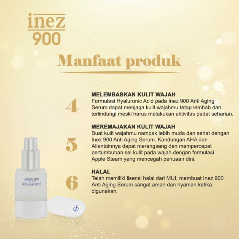 INEZ 900 Anti Aging Serum - Serum Wajah