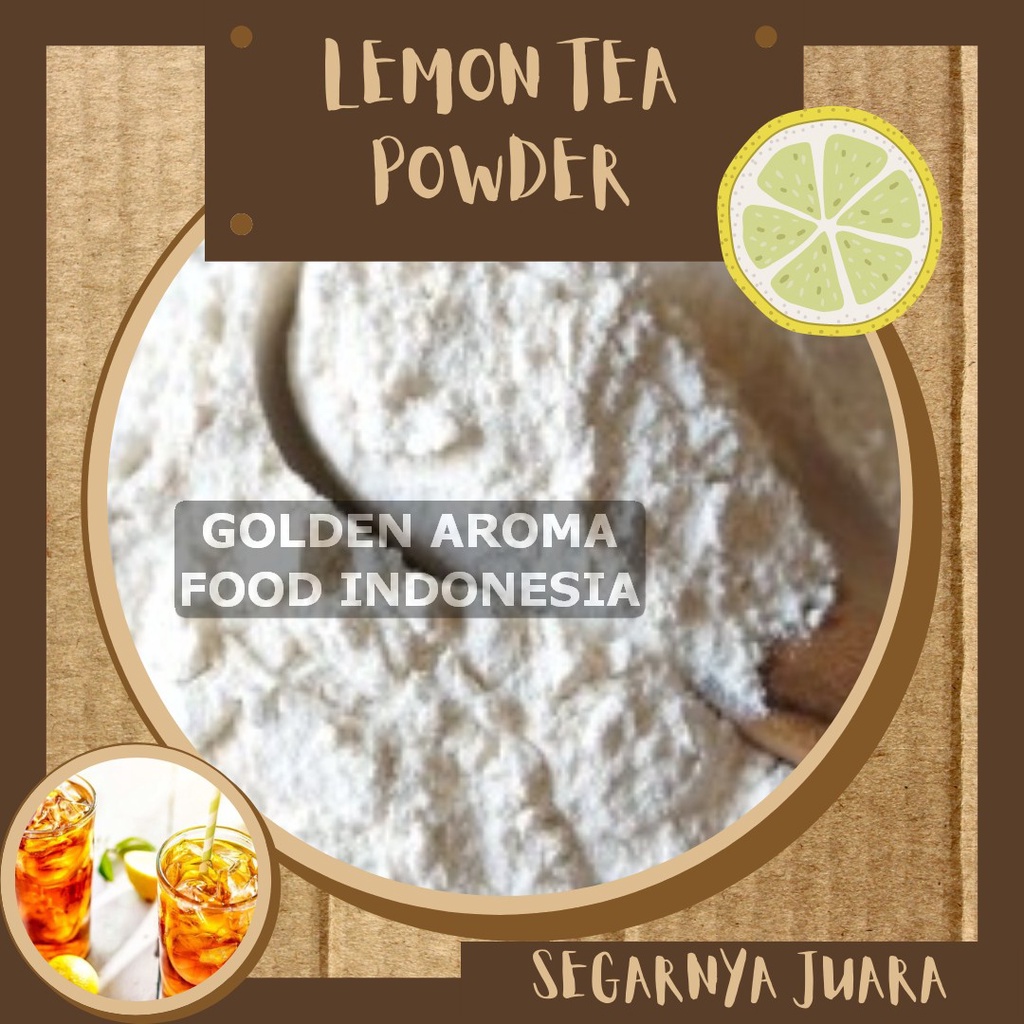 

Bubuk Minuman Rasa Lemon Tea Powde 100Gr Minuman Powder Lemon Tea Powder Bisa Kiloan Drinking Powder Kekinian Boba Aneka Instan Murah Enak Terbaik Halal Premium Distributor