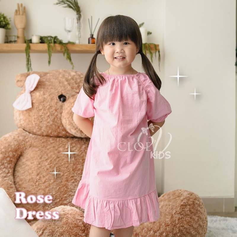 CLOEVKIDS - Dress Anak Perempuan Rose