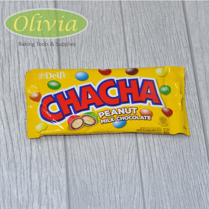 

Delfi Cha Cha Peanut Warna Warni / Permen Coklat / Cokelat Butir 50 gr