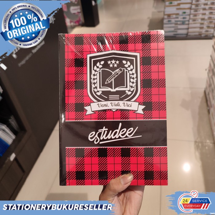 

Jualan Buku Tulis B5 Tartan Red/Pack Isi 10Pcs Bergaransi