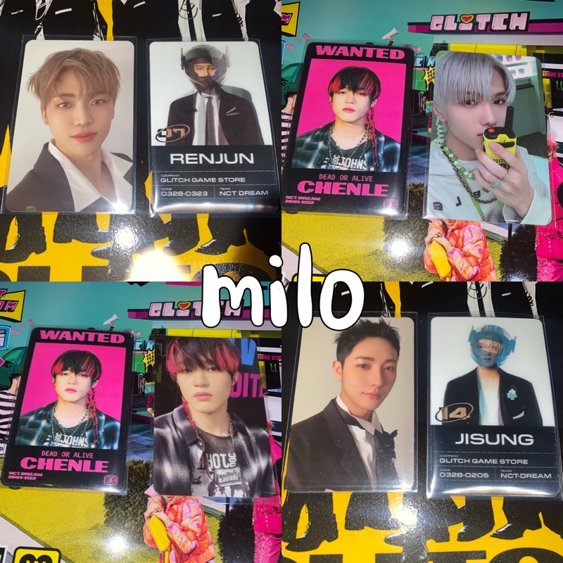 (READY BISA COD) UNSEALED FULLSET ALBUM GLITCH MODE SCRATCH PB PHOTOBOOK PC JISUNG CHENLE RENJUN JEN