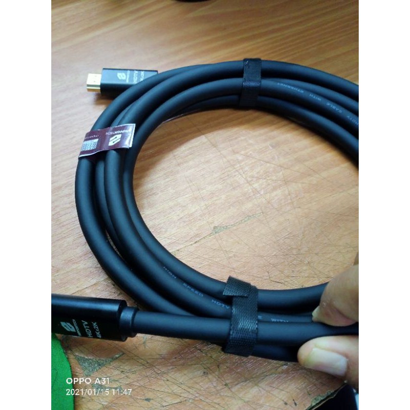 kabel HDMI 3m suport 4k original nippontec HDTV 4k 2k resolusi full hd 1080 KABEL HDMI VER 2.0 3MTER