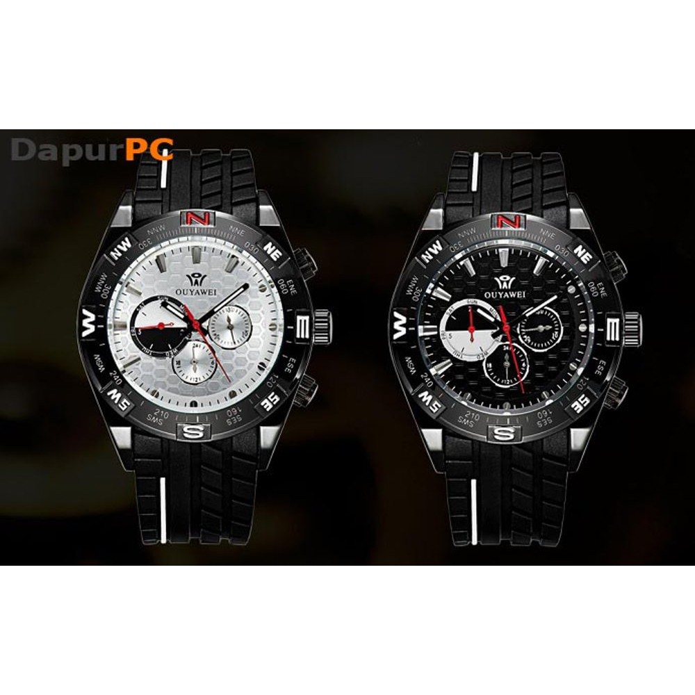 Jam Tangan Sports Ouyawei Quartz Water Resistance - OYW1212