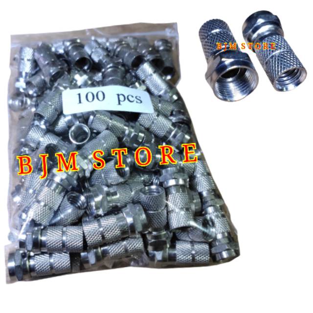 DRAT F CONNECTOR RG6 100PCS - KONEKTOR F TEBAL 100 PCS