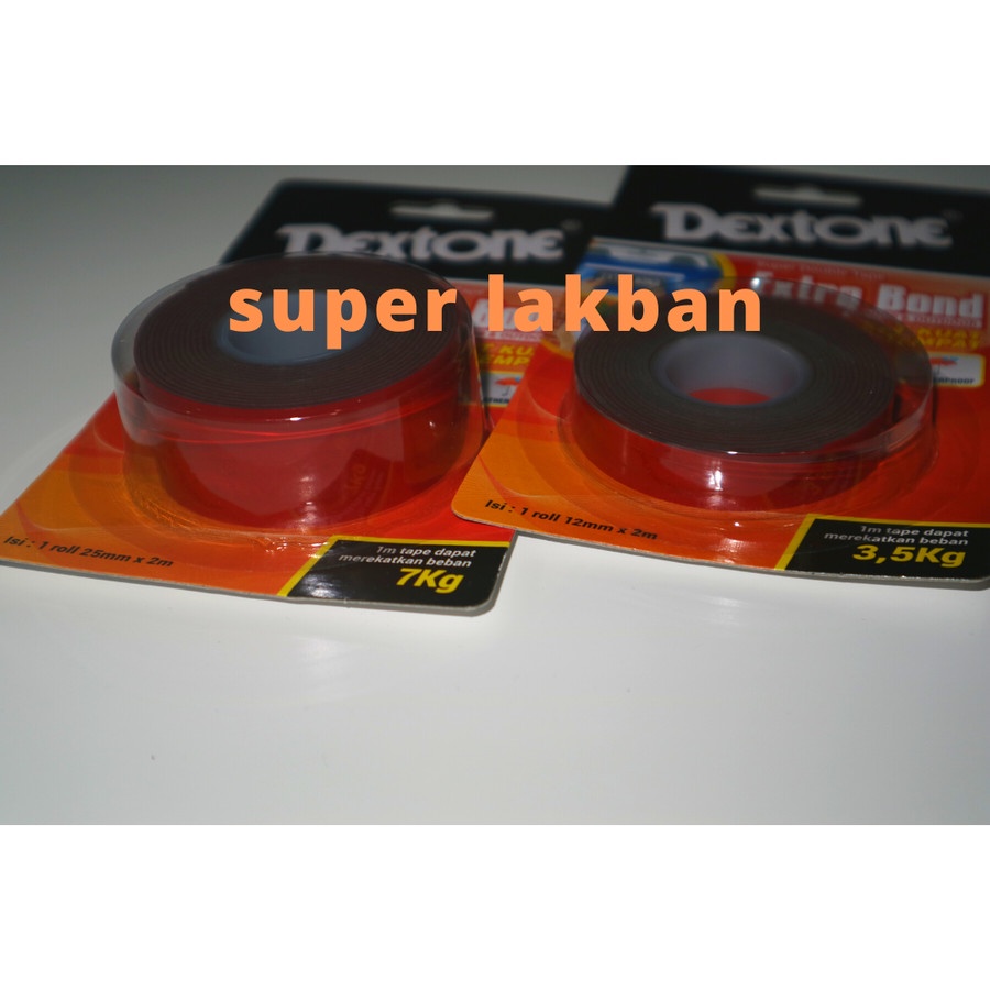 Double Tip Kuat Double Tape Dextone Extra Bond Tahan Cuaca Outdoor