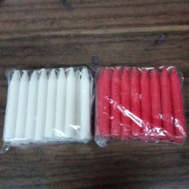 Lilin Mati Lampu Kecil / Lilin Natal Kecil / Lilin 10cm