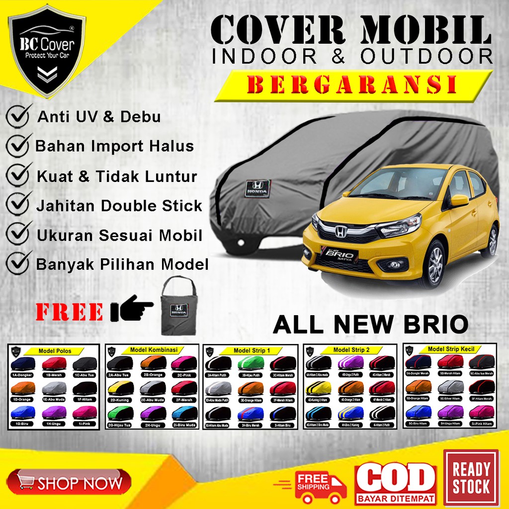 Body Cover Mobil / Sarung / Selimut Mobil Brio