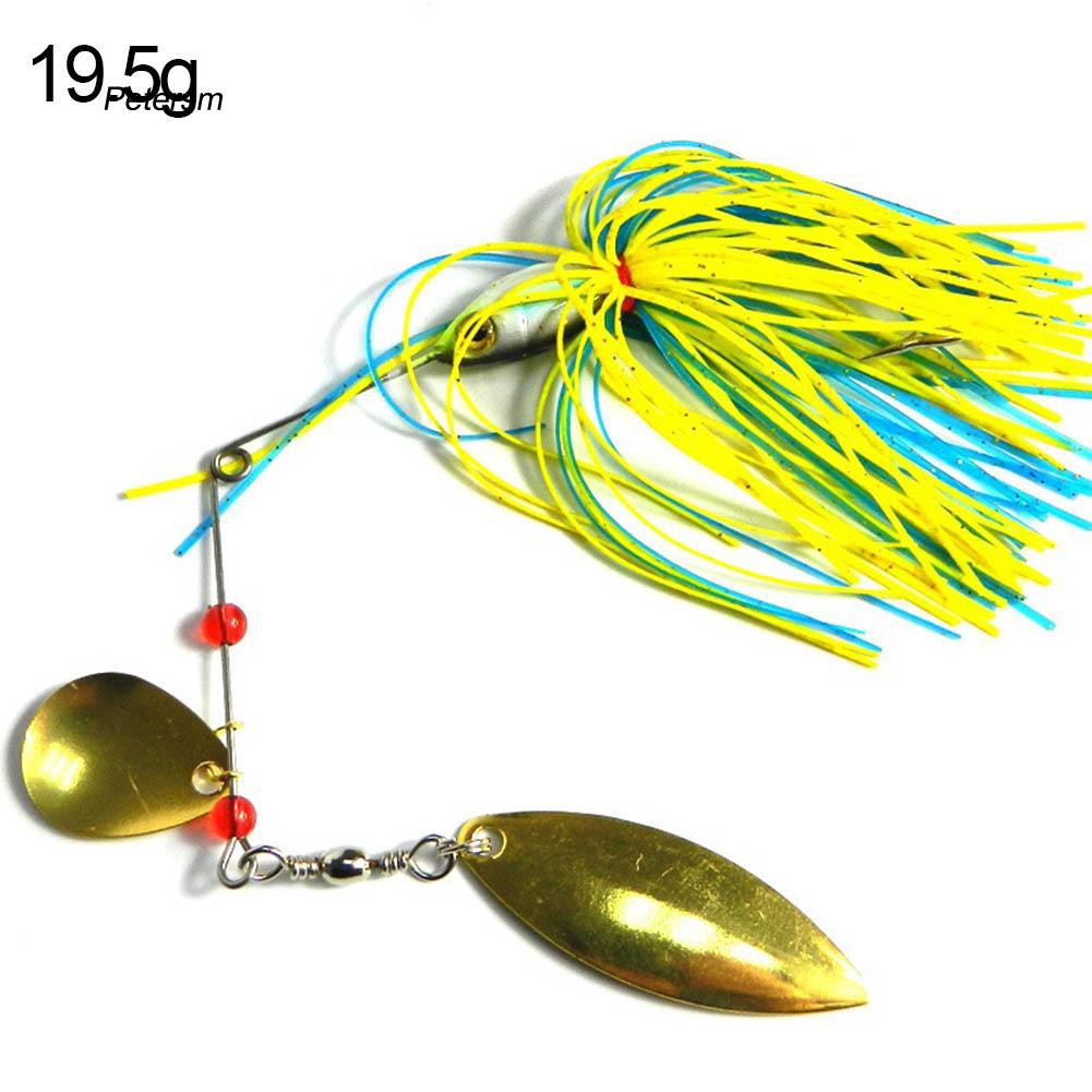 PTSM_Willow Blade Spinner Bait Buzzbait Fishing Lures Bass Tackle Hook Crankbait