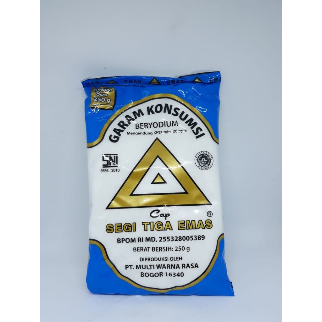 

Garam Segitiga Emas 250 gr