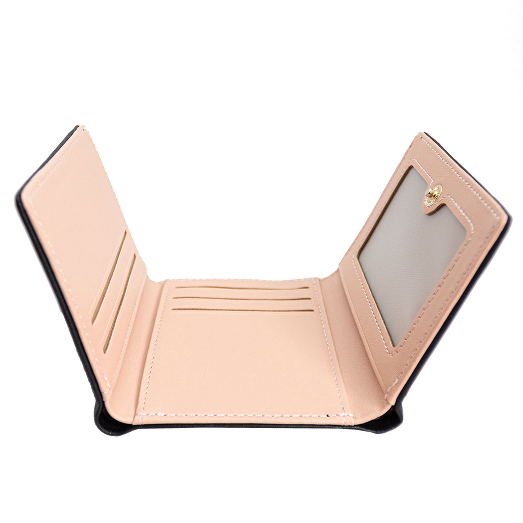 MINISO Dompet Wanita Pendek Kecil Lipat Simple Motif Binatang Lucu Karakter-7