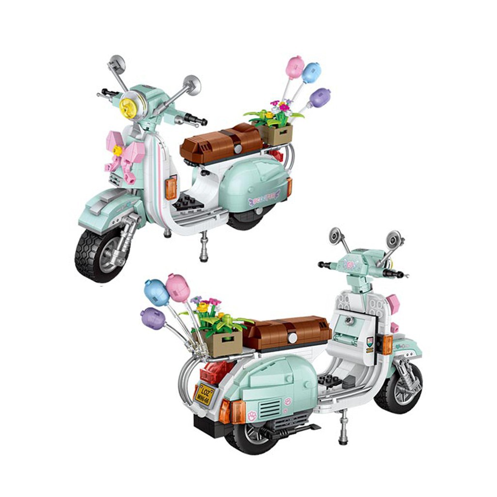 MAINAN ANAK BRICKS LOZ MINI 1117 SCOOTER kitchenware_bogor