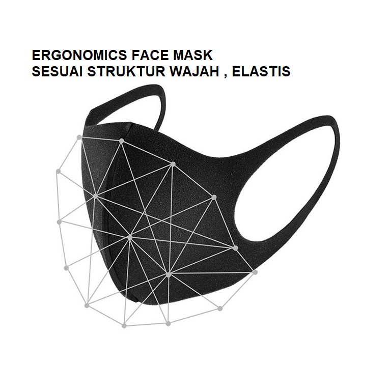 MASKER ELASTIS  / MASKER SCUBA BAHAN ELASTIS LASER CUT