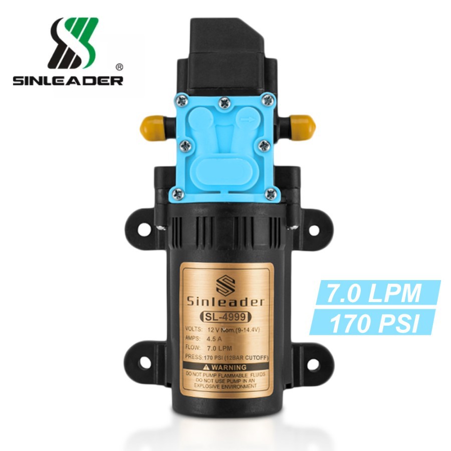 Pompa DC 12 V 170 Psi 7LPM Otomatis Sinleader Single Pump - MTR4999