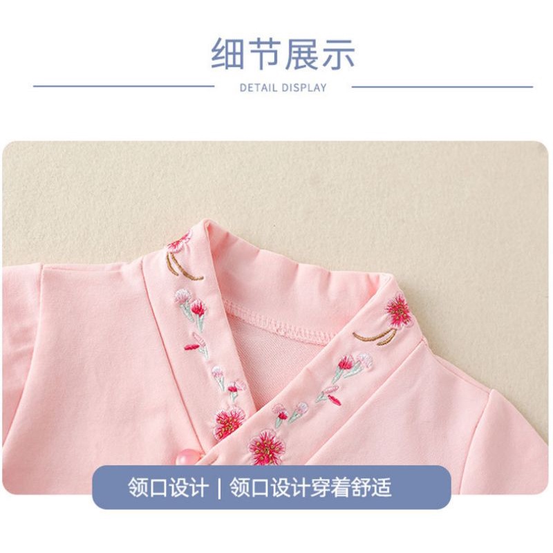 MN Fen Lian cheongsam Dress romper anak bayi / baby girl cheongsam dress CNY usia 0-2 tahun-6