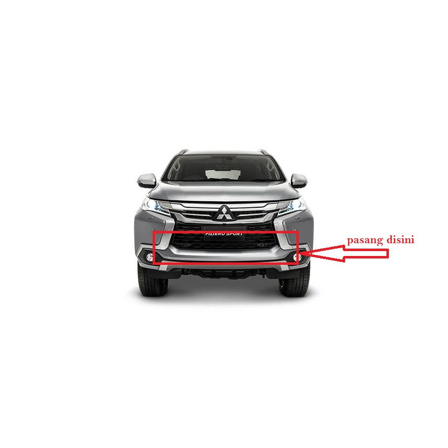 List Bumper Depan Pajero 2016 tipe Polos